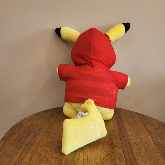 Pikachu plush toy yellow and red for little kids - Picture 4 of 6